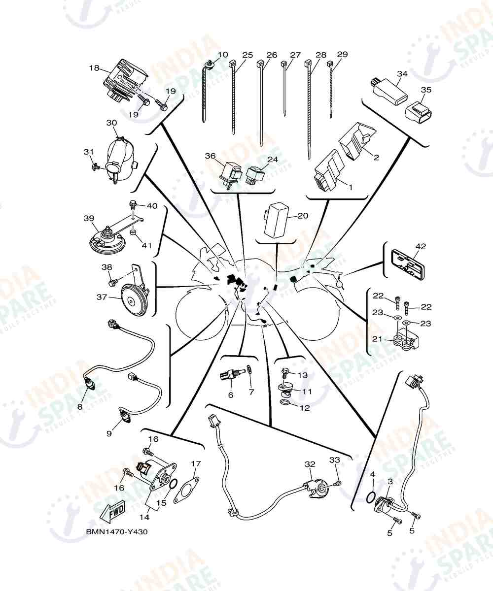 YAMAHA DM4B R15 V4 Series ELECTRICAL 2